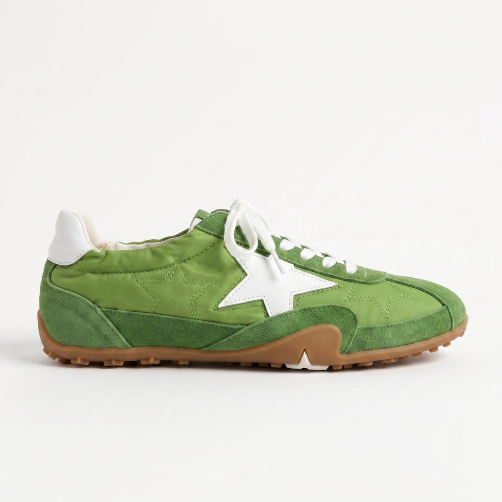 The Dual Stride Green Gazelle Sneakers