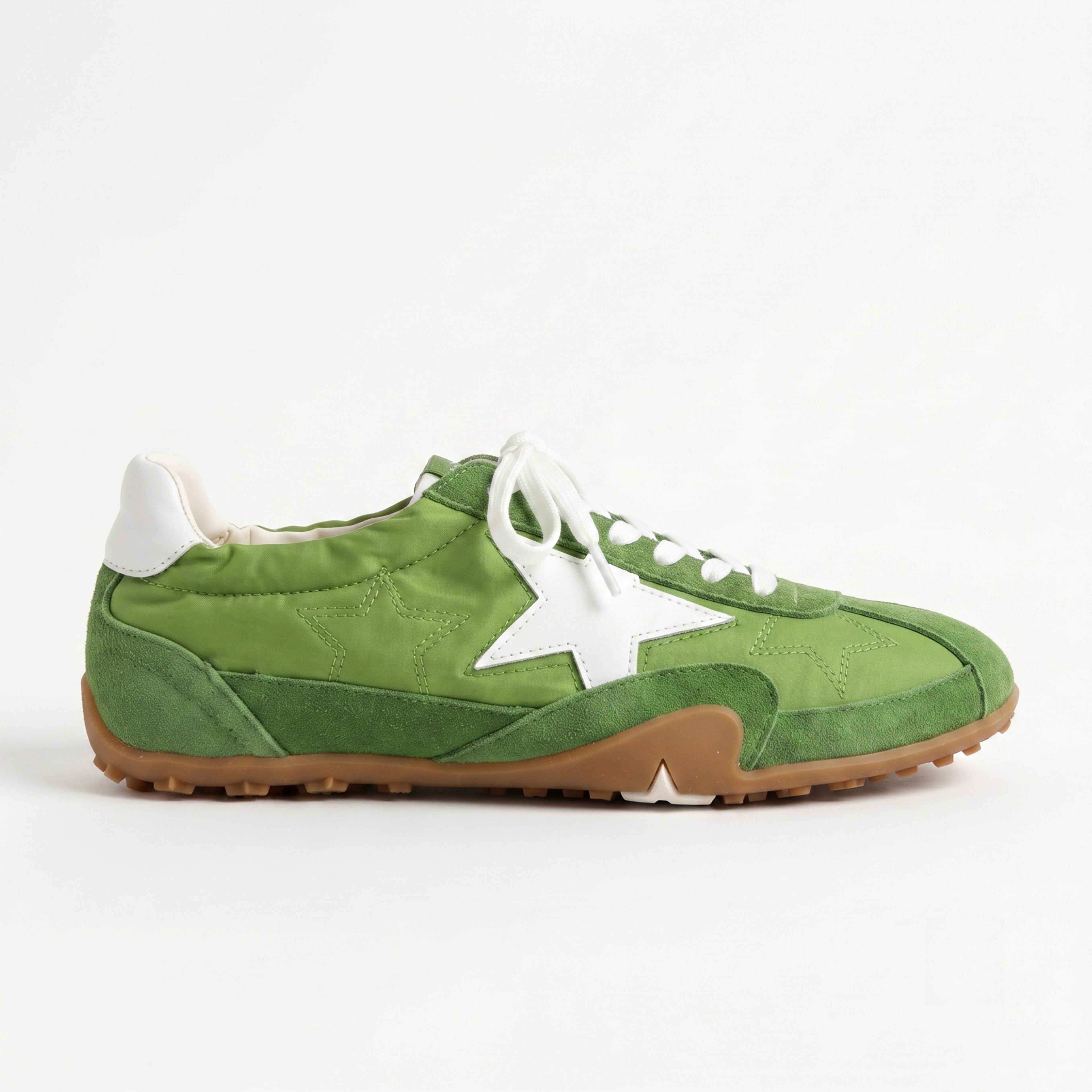 The Dual Stride Green Gazelle Sneakers