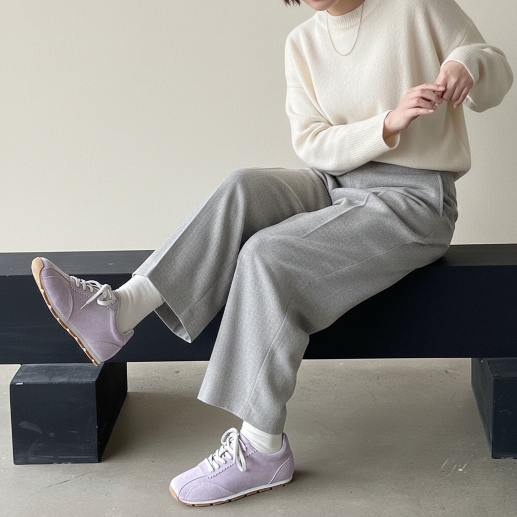 The Dual Stride Women's Light Pink Sneakers