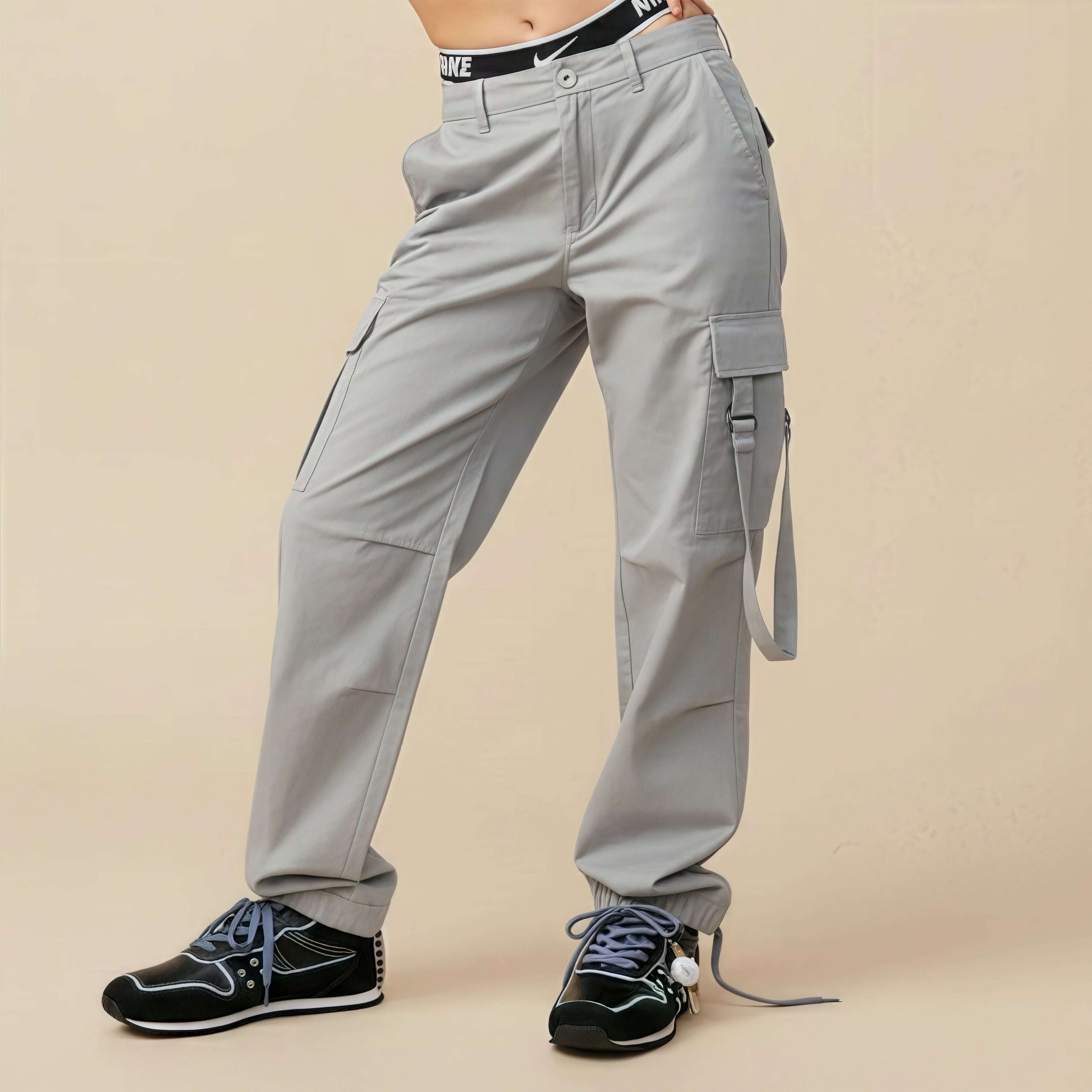 The Dual Stride Women‘s Retro Black Suede Sneakers