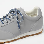 The Dual Stride Women's Casual Light Gey Sneakers