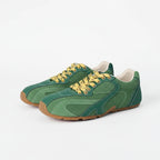 The Dual Stride Women‘s Retro Green Casual Sneakers