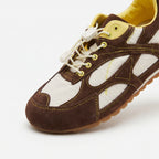 The Dual Stride Women's Brown Casual Sneakers