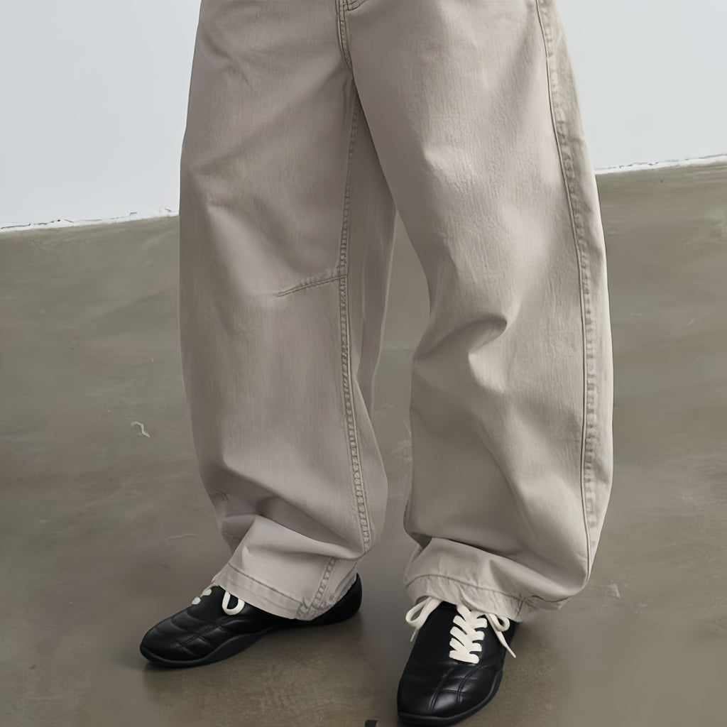 The Dual Stride  Men's Black Genuine Leather Casual Sneakers