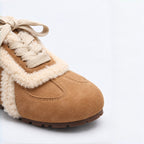 The Dual Stride Women's Cozy Suede Mule Sneakers