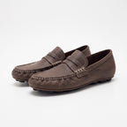 The Dual Stride Women's Brown Penny Loafer Flats