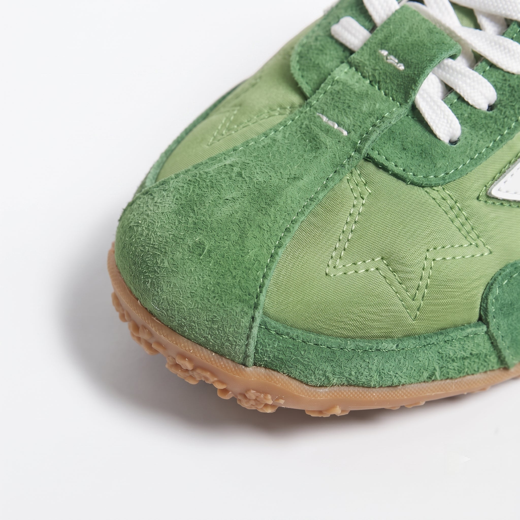 The Dual Stride Green Gazelle Sneakers