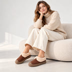 The Dual Stride Cozy Fleece Slip-On Shoes