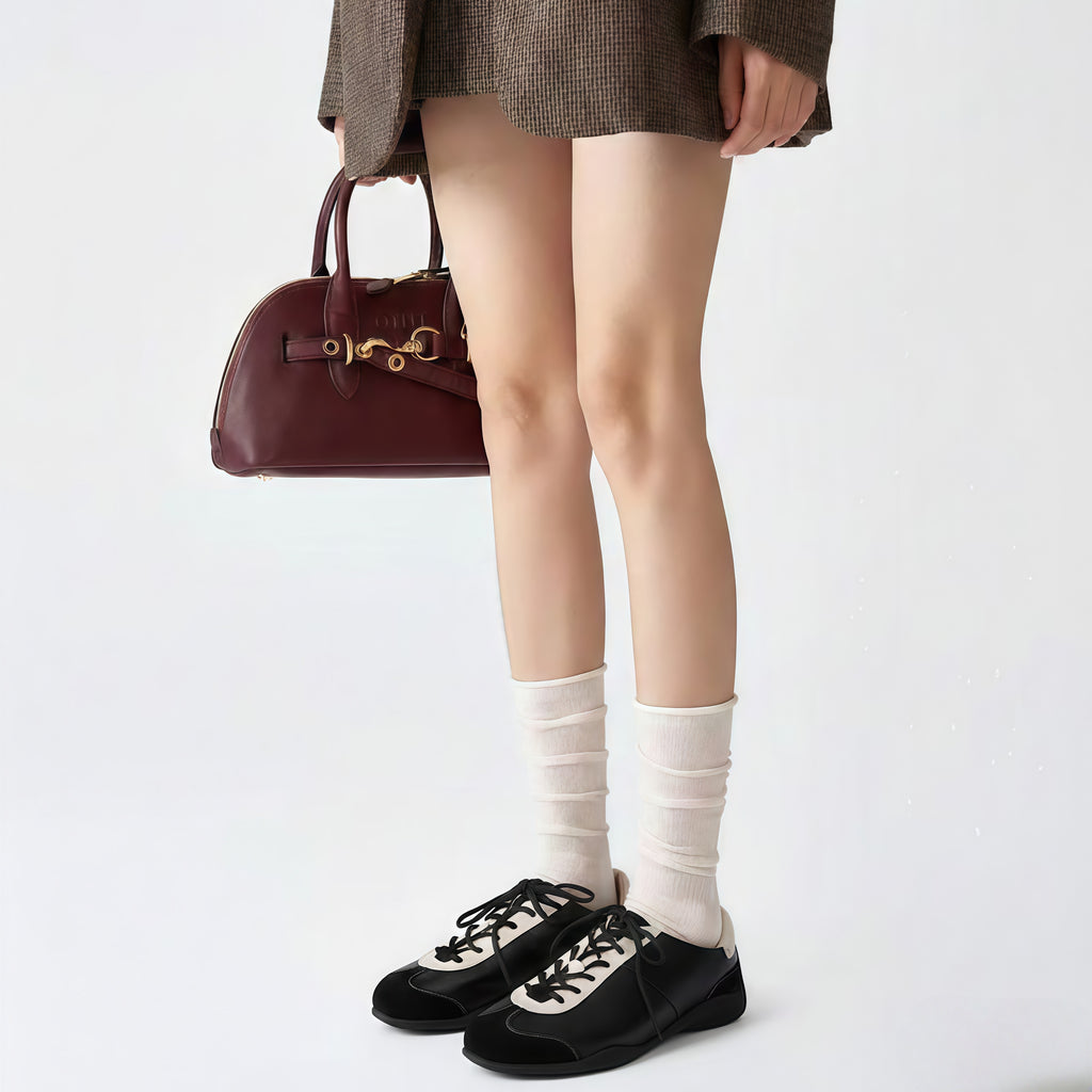 The Dual Stride Women‘s Classic Leather Sneakers